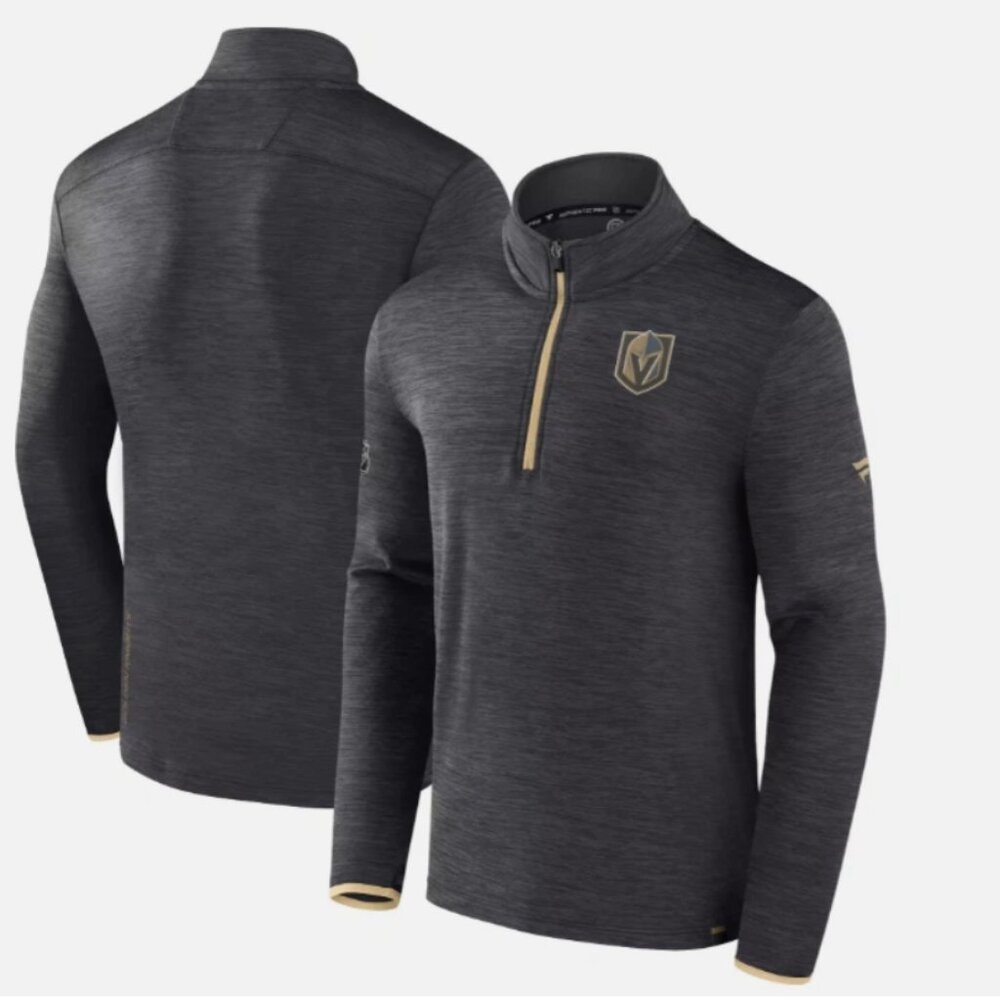NHL Adult Vegas Golden Knights Grey Lightweight Pullover Shirt